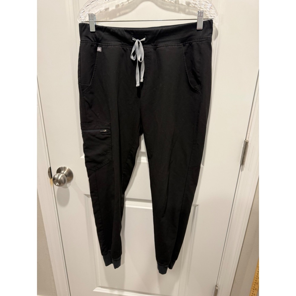 FIGS Womens Zamora Jogger Scrub Pants Technical Collection Black Size M